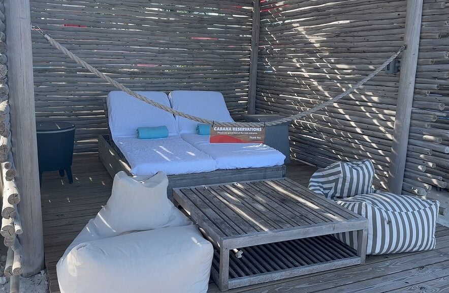 Beach club at Bimini Cabana