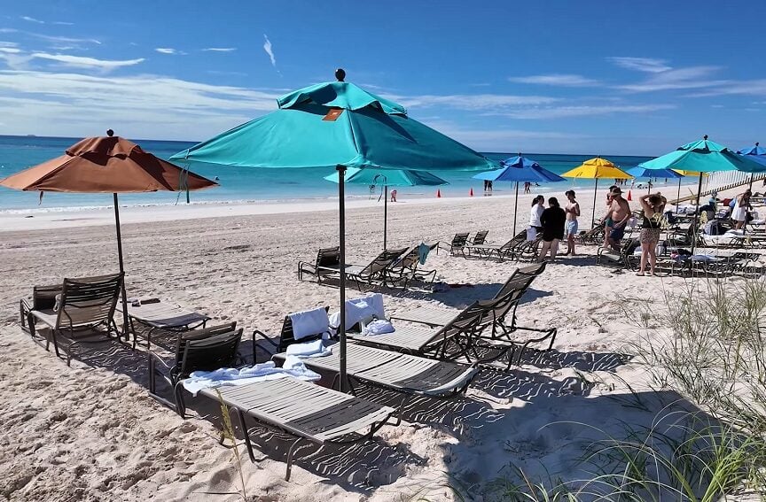 Disney Lookout Cay at lighthouse point Island beach area