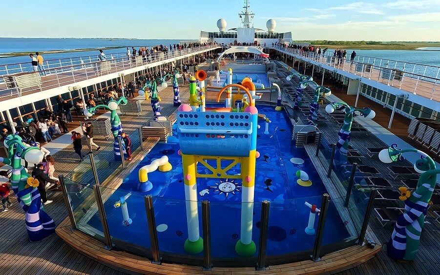 MSC Armonia water park for kids