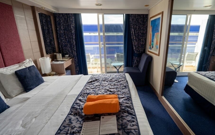 MSC Orchestra balcony cabin interior
