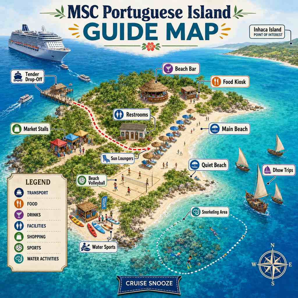 MSC Portuguese Island Guide Map