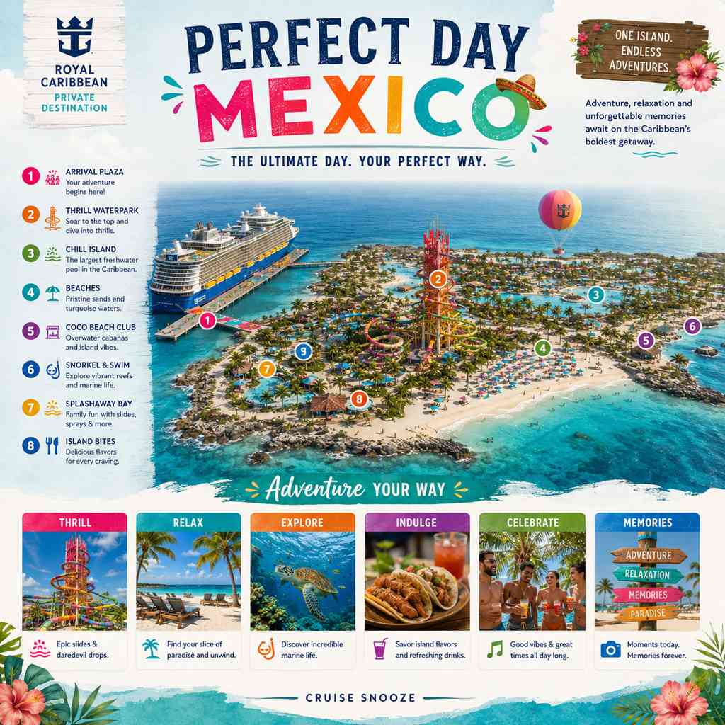 Perfect day Mexico Guide Map