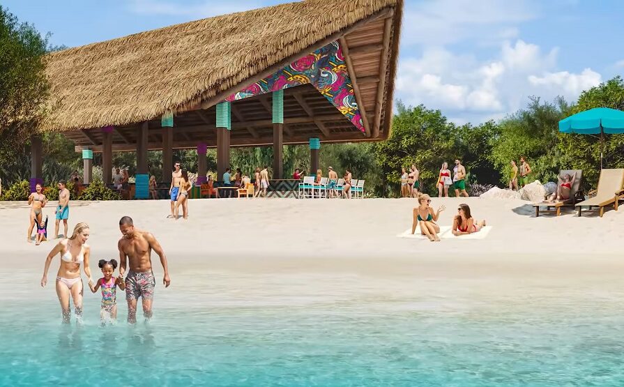 Royal Beach Club Lelepa 3d rendering image of Pool