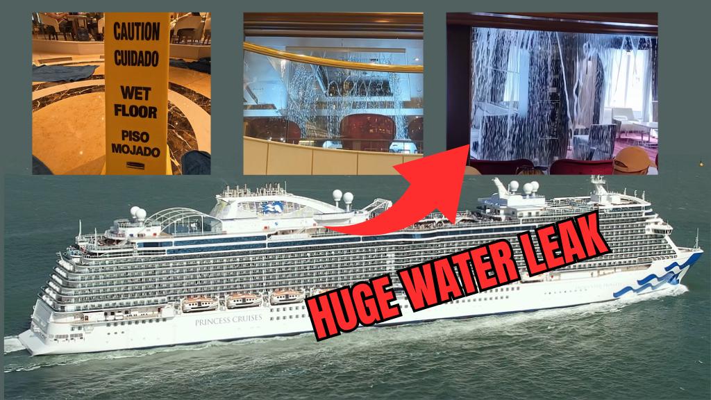 Enchanted Princess Water Leak Incident, Santorini: Video Shows Flooding Near Crooners Lounge Piazza in 2026