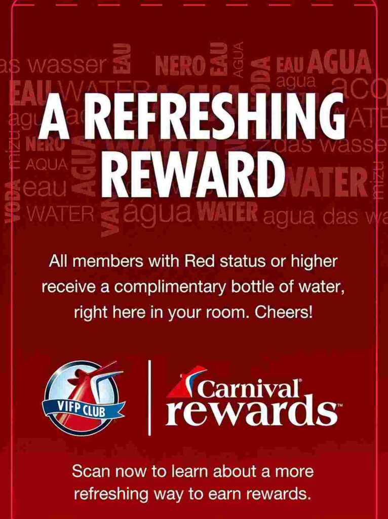 Carnival cruise refreshing reward
