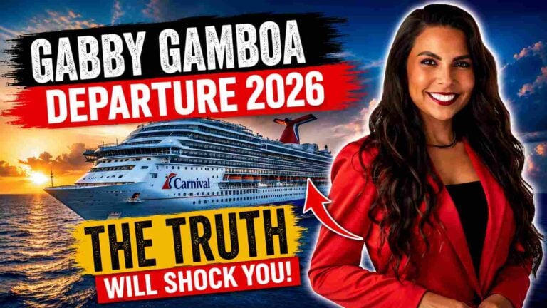 Gabby Gamboa Carnival cruise director departure