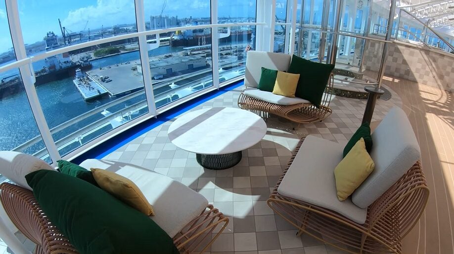 Princess cruises peaceful lounges