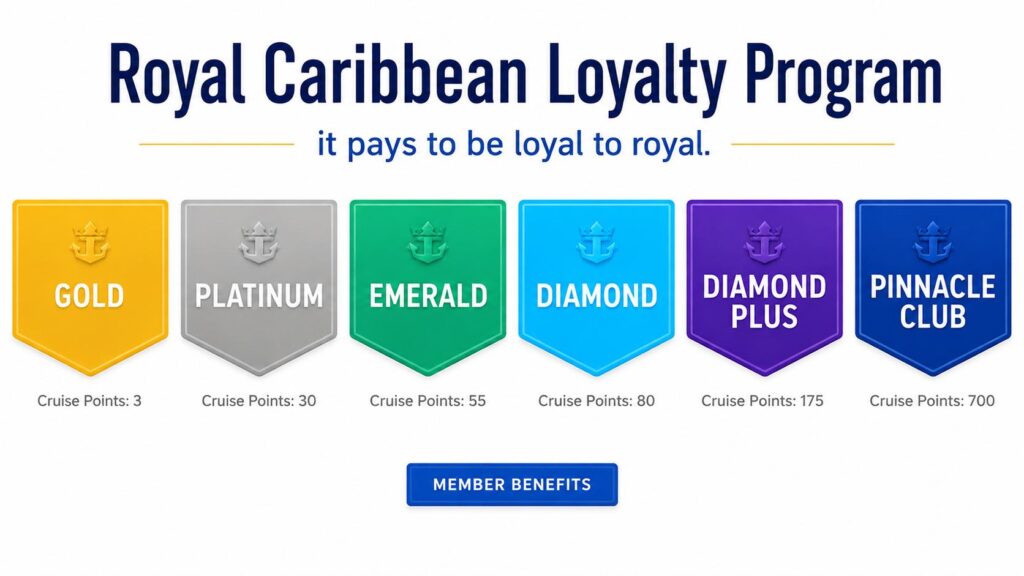 Royal Caribbean Loyalty Programs - Royal Caribbean diamond benefits