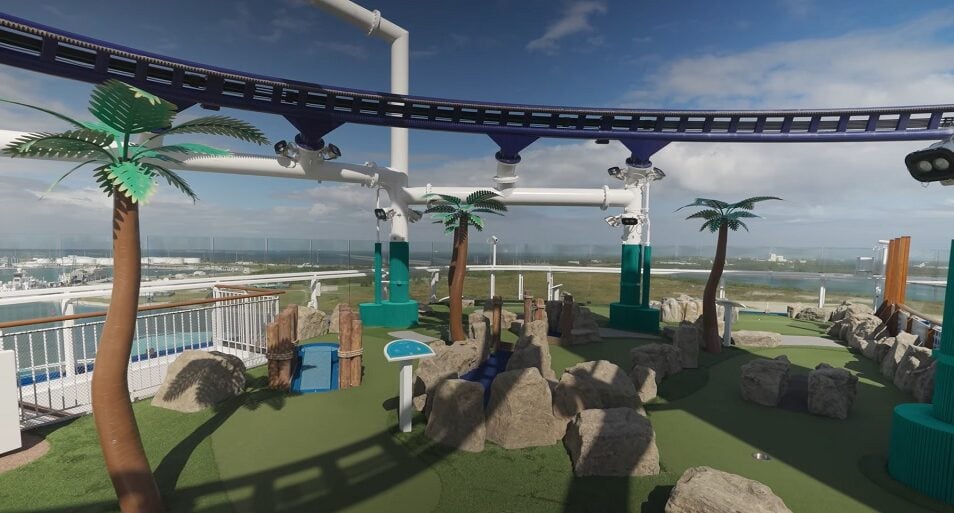 Carnival Festivale Mini Golf Area