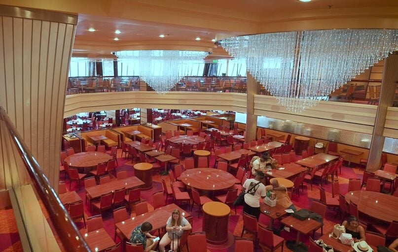 Carnival main dining area