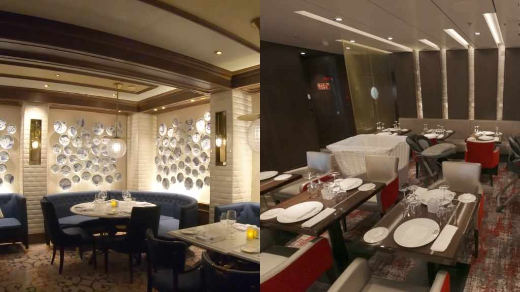Carnival vs Princess Dining area
