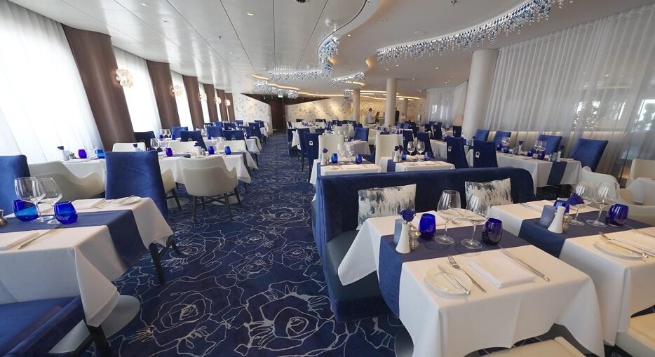 Celebrity Ascent Blu Dining Area