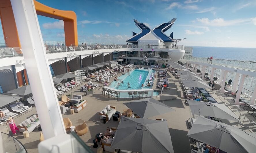 Celebrity Ascent Top deck view