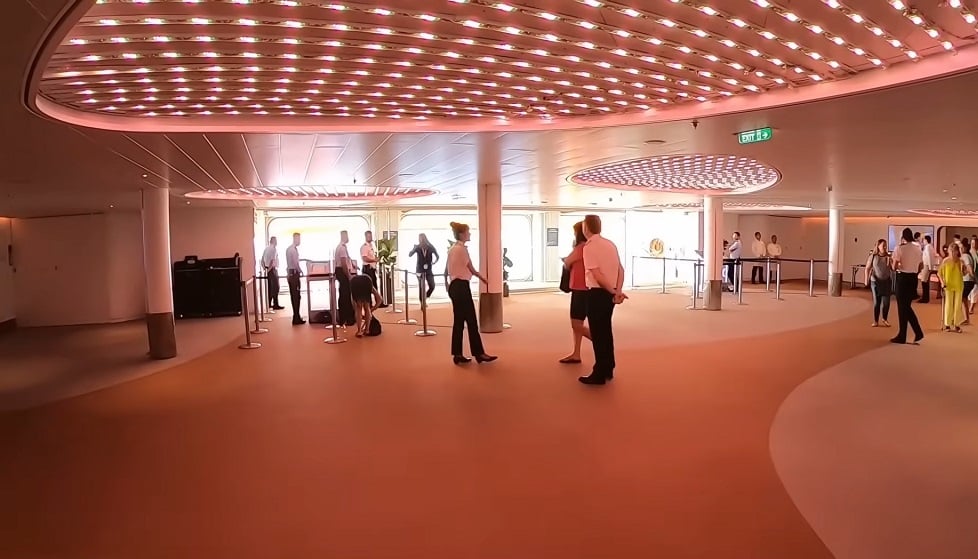 Celebrity Ship Orange Carpet