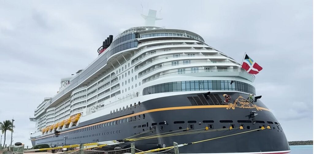 Reasons not to choose Disney Cruise Line - Disney Treasure cruise ship back view
