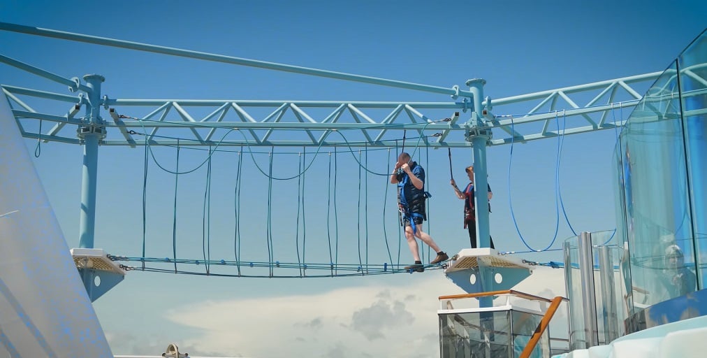 Icon of the seas Ropes Course