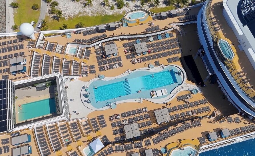 MSC Cruises pool area