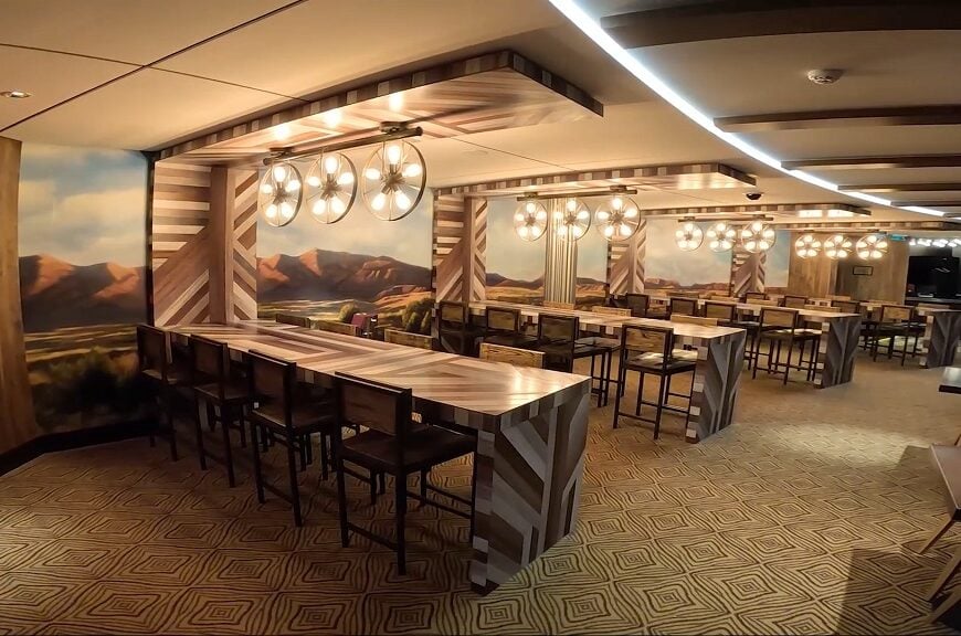 NCL Speciality Dining Q Texas Smokehouse