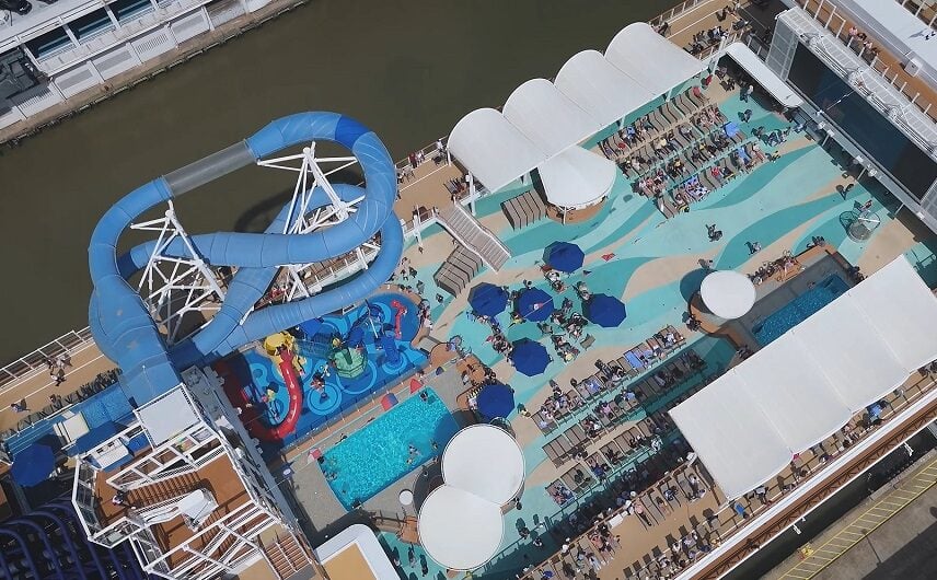 NCL Water area top view