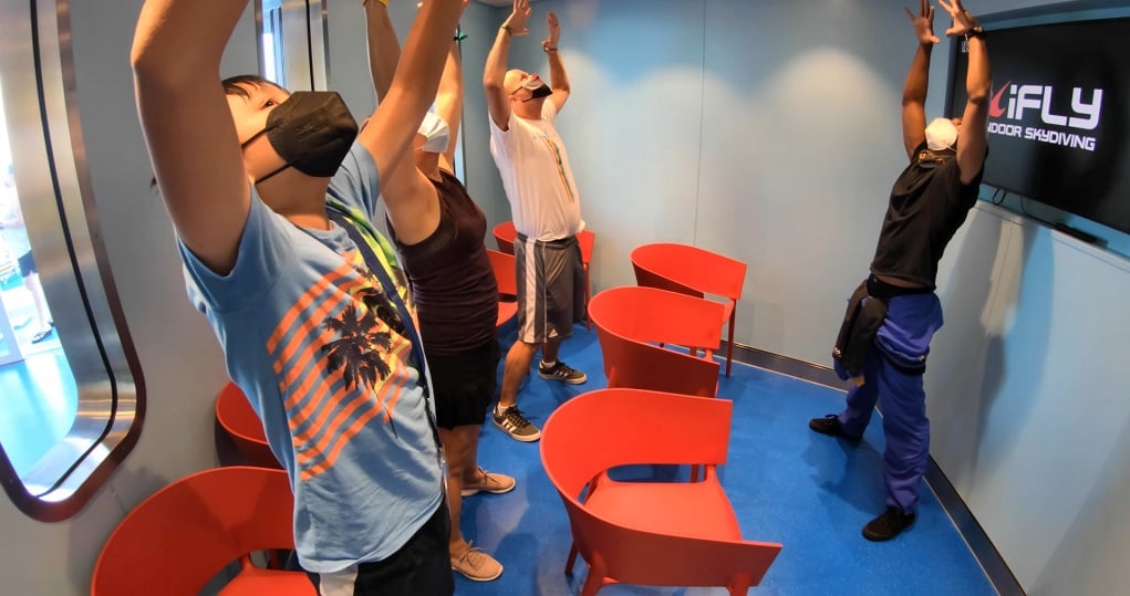 Skydiving Simulator Learning Process
