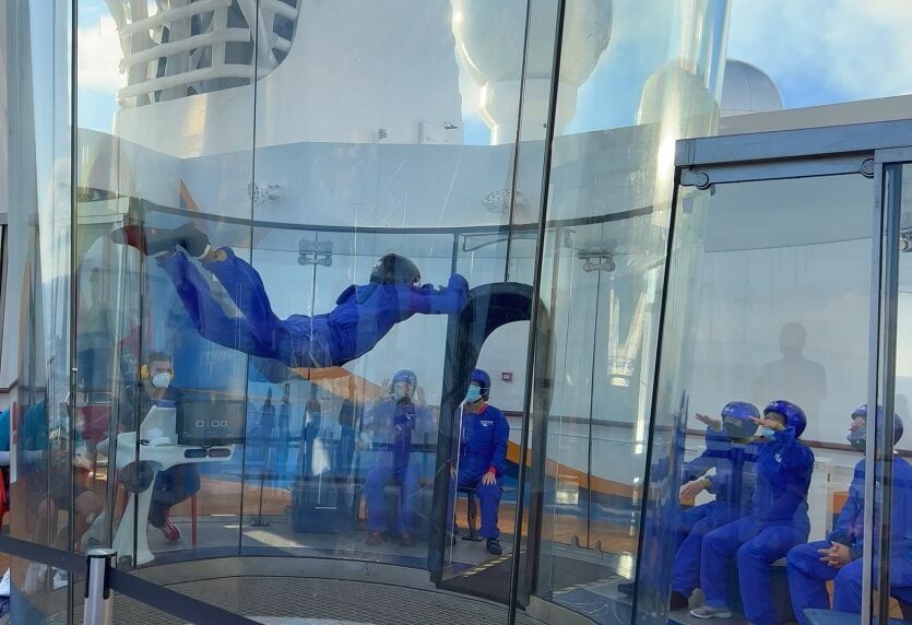 Royal Caribbean Skydiving Simulator