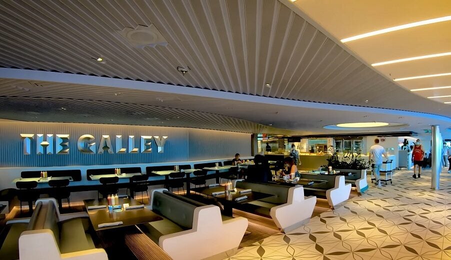 Reasons not to choose virgin voyages - Virgin Voyages Buffet Area The Galley