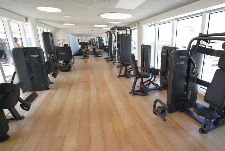 Virgin Voyages Valiant lady fitness area