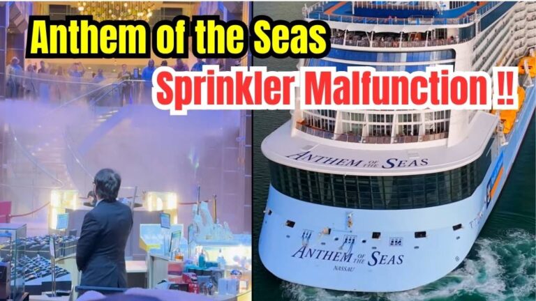 Anthem of the seas Sprinkler Malfunction 2026