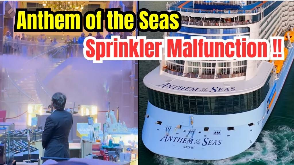 Anthem of the Seas Sprinkler Malfunction 2026: Unexpected Water Show Stuns Passengers