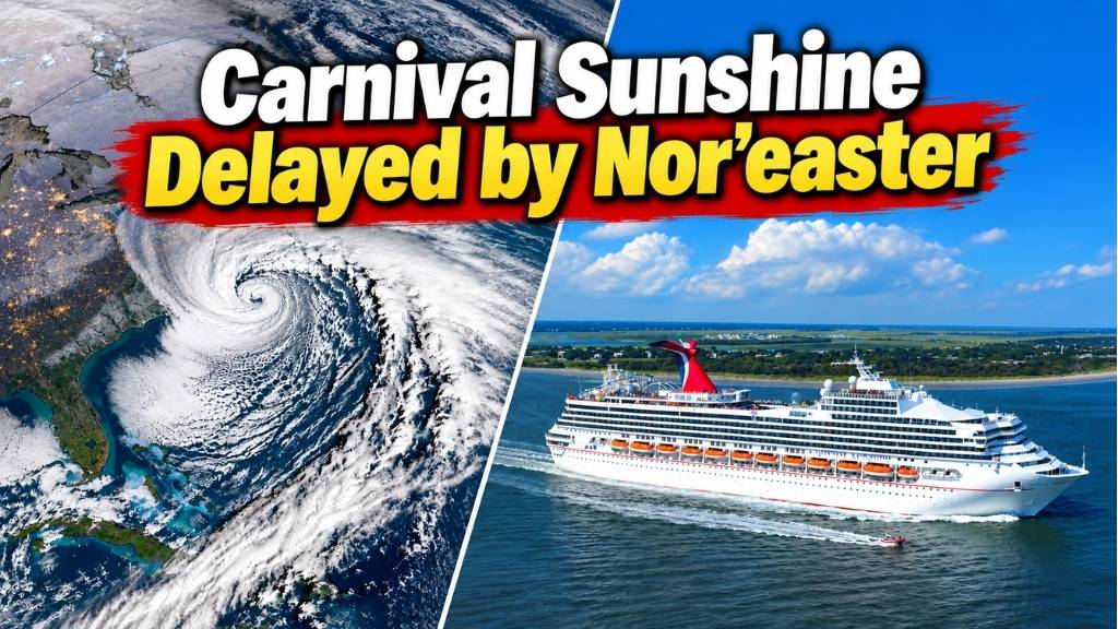 Carnival Sunshine Delayed by Nor’easter: Major 2026 Cruise Disruption