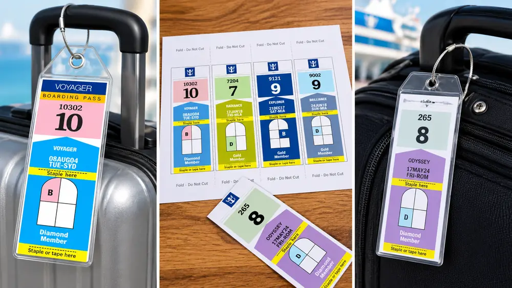 Luggage Tags for cruise