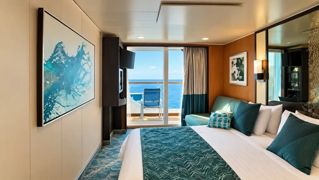 Norwegian cruise ship Enclosed PrivaSea or Hull-Style Balcony cabin