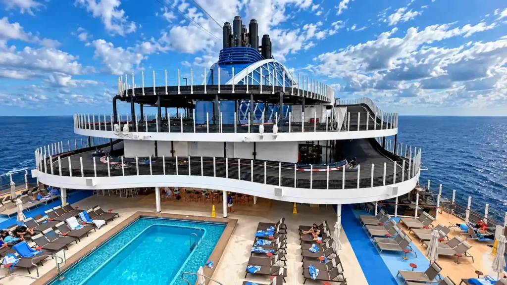 Norwegian cruise ship Go-Kart area bad for beneath cabins