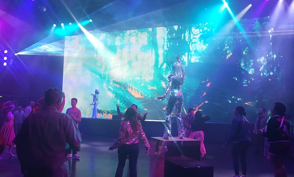 Norwegian cruise ship nightclub area bad for nearly cabins