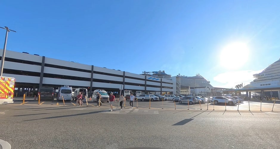 Port Canaveral on site parking area