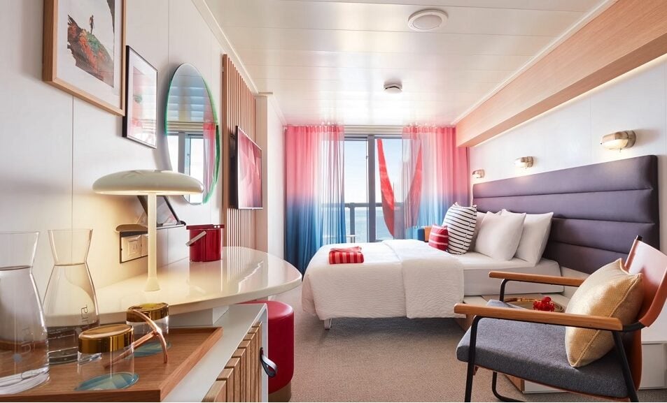 Virgin Voyages cabin