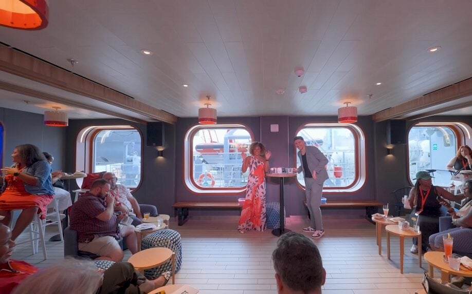 Virgin Voyages social space