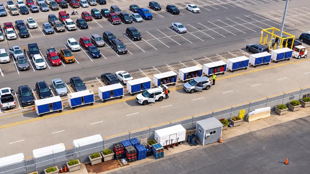 Baltimore Cruise Port Parking Luggage drop off area