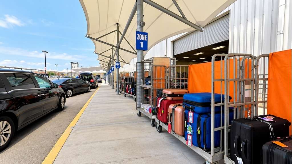 Cape Liberty cruise port Luggage Drop Off Area