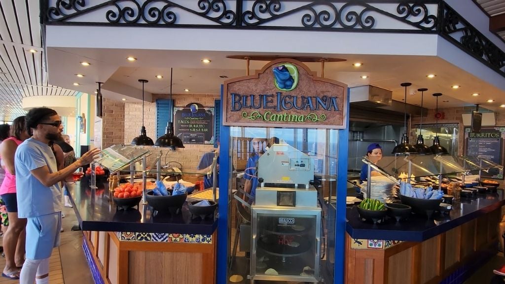 Carnival Breeze BlueIguana Cantina