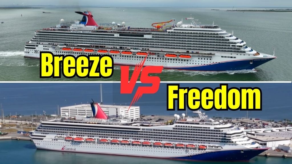 Carnival Breeze vs. Carnival Freedom: Which Is REALLY Better?