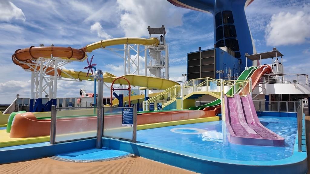 Carnival Elation Waterslides