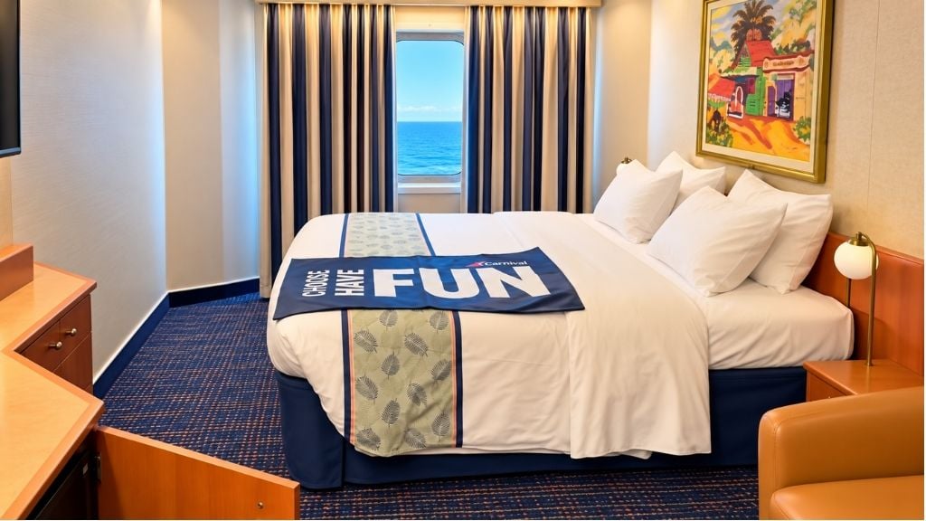 Carnival Freedom Oceanview Cabin