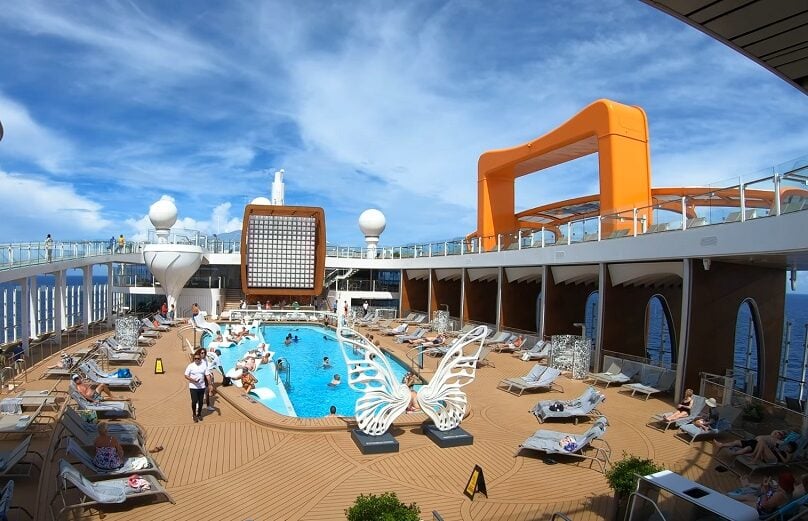 Celebrity Pool Deck