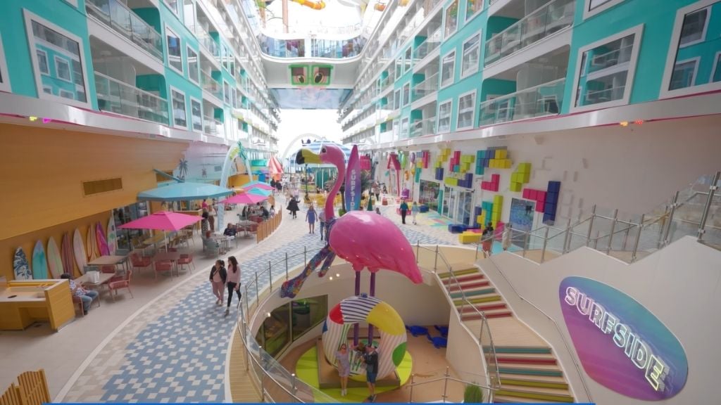 Icon of the seas Surfside family kids area