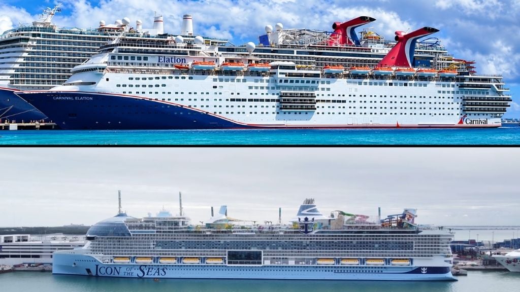 Old vs New cruise ships 