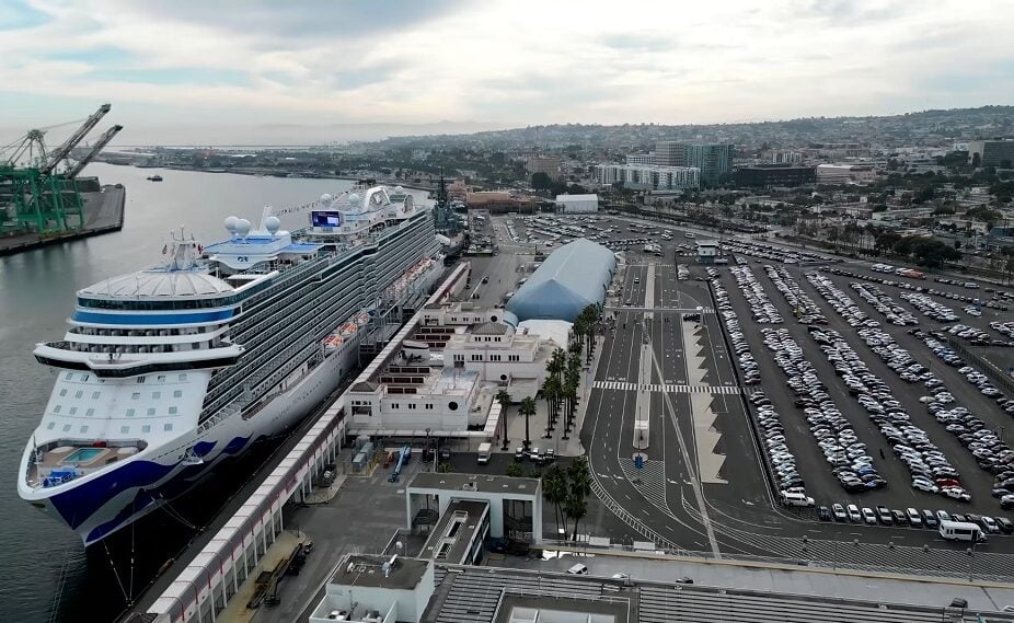 Port of Los Angeles cruise terminal - Port of Los Angeles Cruise Parking