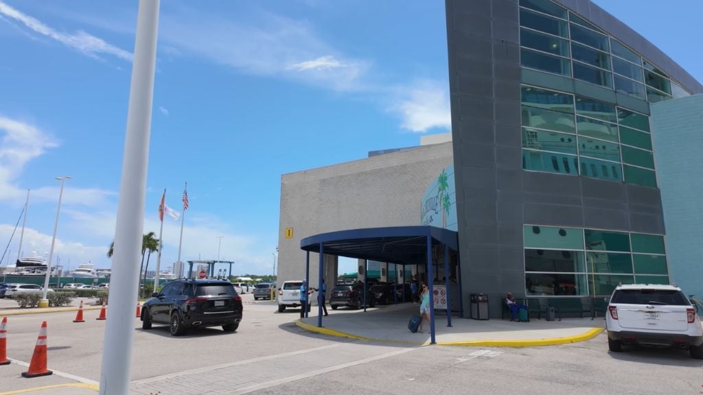 Port of Palm Beach Parking - Boarding gate