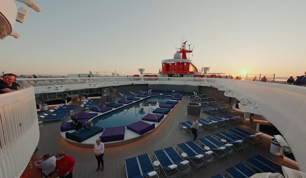 Virgin Voyages Pool Deck